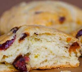 Chocolate Cranberry Scones