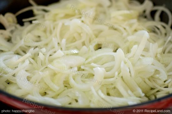 Caramelize the onions.