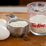 First you need these a few ingredients to make the batter.