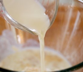 One Pan Peach Pancake