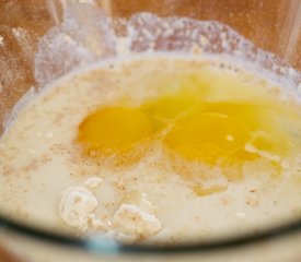 One Pan Peach Pancake