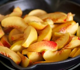 One Pan Peach Pancake