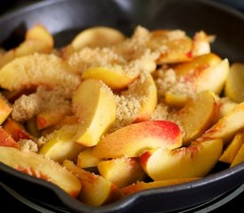 One Pan Peach Pancake