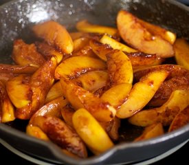 One Pan Peach Pancake