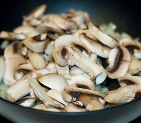 Roasted Porcini Gnocchi with Sauteed Mushrooms