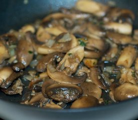 Roasted Porcini Gnocchi with Sauteed Mushrooms