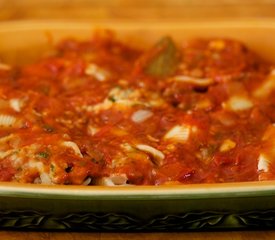 Beef Stuffed Shells for Two