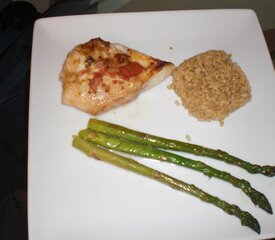 Keir's Orange Roughy Fillet and Baked Garlic Asparagus