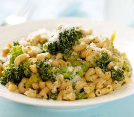 Broccoli and Macaroni with Lots of Garlic