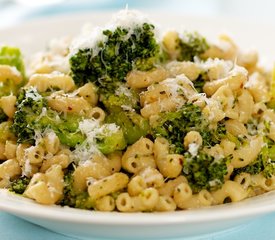 Broccoli and Macaroni with Lots of Garlic