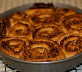 Cinnamon Buns with Cream Cheese and Maple Glaze