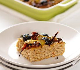 Artichoke Hearts, Olives, Sun-Dried Tomato and Red Chili Bread