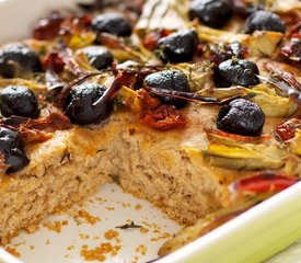 Artichoke Hearts, Olives, Sun-Dried Tomato and Red Chili Bread