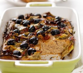 Artichoke Hearts, Olives, Sun-Dried Tomato and Red Chili Bread