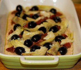 Artichoke Hearts, Olives, Sun-Dried Tomato and Red Chili Bread