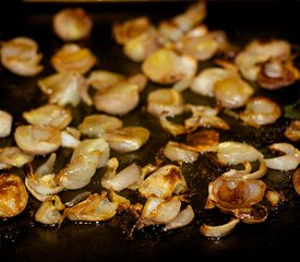 Caramelized Shallots, Basil-Olive Oil and Goat Cheese Bread