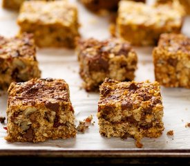 Chocolate Chip, Banana, Oat Squares