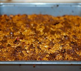 Chocolate Chip, Banana, Oat Squares