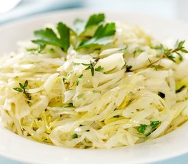 Braised Cabbage with Thyme and Parsley