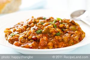 Kidney Bean and Barley Chili recipe