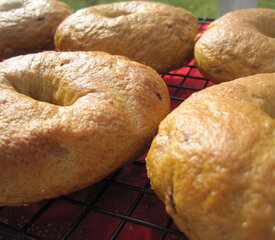 Bread Machine Pumpkin Spice Bagels