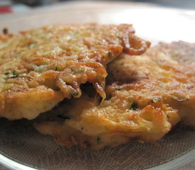 Zucchini Parmesan Pancakes