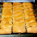 Bake in 400 degrees F oven for 35 to 40 minutes or until golden. 
