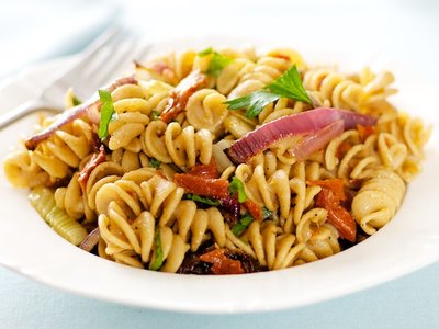 Roasted Fennel & Sun dried Tomato Pasta Salad