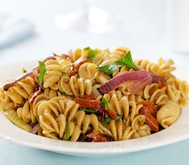 Roasted Fennel & Sun dried Tomato Pasta Salad