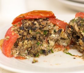 Mushroom Stuffed Tomatoes