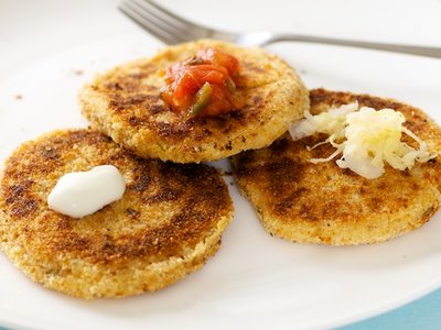 Leftover Mashed Potato Pancakes