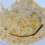 roll through bread crumbs. 