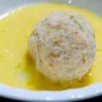 Dip in the beaten egg,