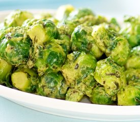 Brussel Sprouts in Tarragon Mustard Butter