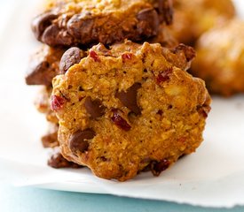 Cranberry, Chocolate Chip and Walnut Cookies