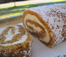 Pumpkin Roll with Cream Cheese Filling