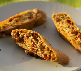 Sun-Dried Tomato and Olive Pizza Rolls