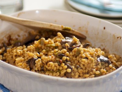 Delicious Barley Mushroom Casserole