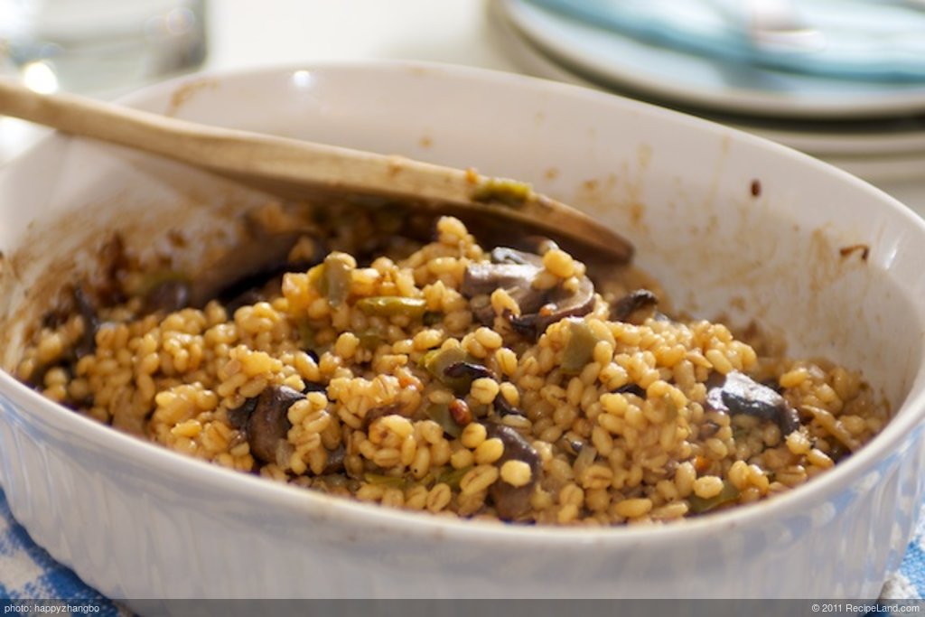 Delicious Barley Mushroom Casserole