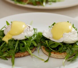 Arugula (Rocket) Eggs Benedict