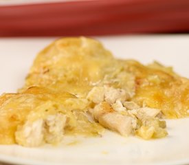 Chicken Enchiladas with Tomatillo Sauce