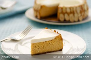 Pumpkin Cognac Cheesecake