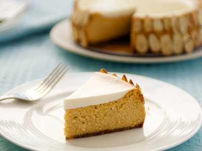 Pumpkin Cognac Cheesecake