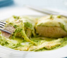 Chicken Breasts in Poblano Sauce