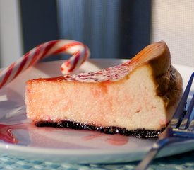 Candy Cane Cheesecake