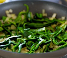 Chicken Breasts in Poblano Sauce