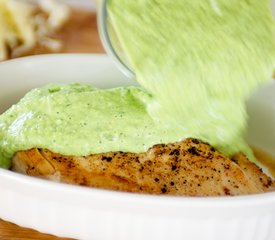 Chicken Breasts in Poblano Sauce