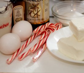 Candy Cane Cheesecake