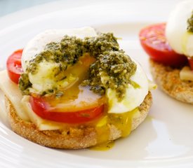 Poached Eggs Caprese For Two