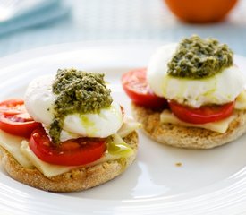 Poached Eggs Caprese For Two